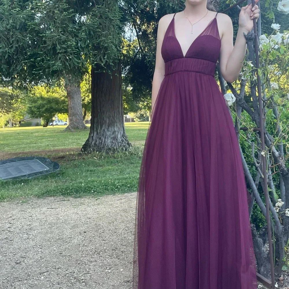 Wtoo Deep Red Dress - Picture 5 of 5